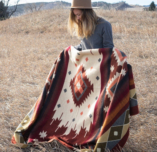 Large Andean Alpaca Wool Blanket Alpaca Threadz