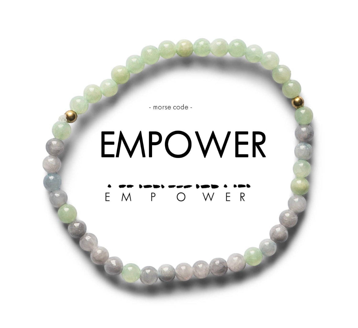 Morse Code Bracelet *Empower Ethic Goods