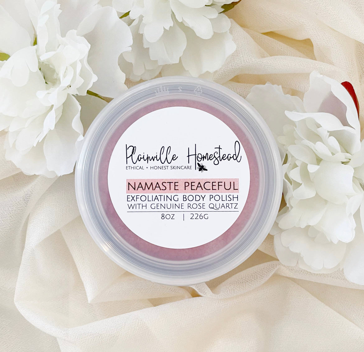 Body Polish - Namaste Peaceful | Rose Quartz Plainville Homestead