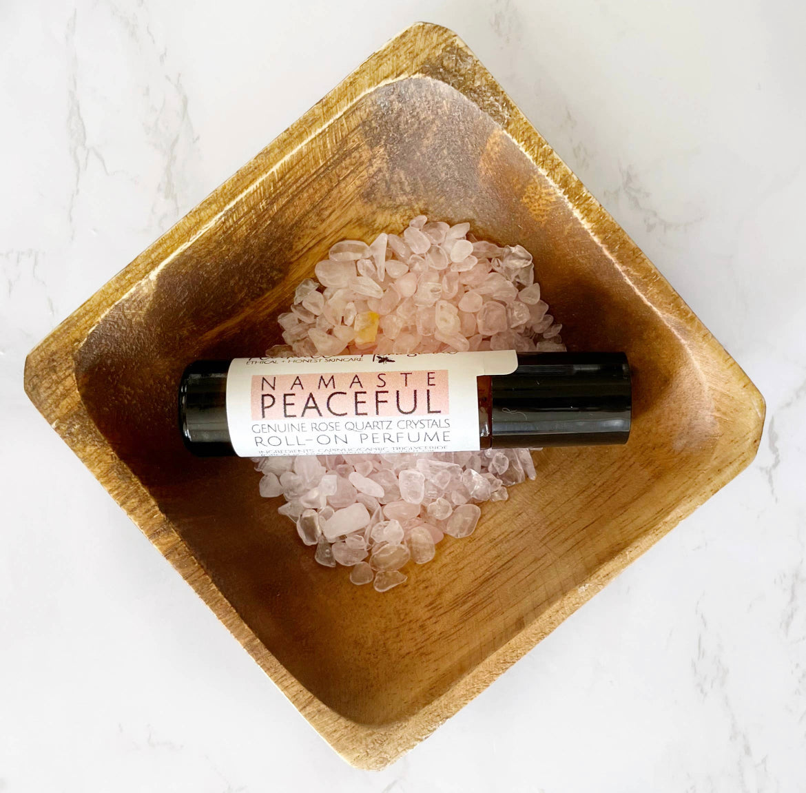 Perfume Roller - Namaste Peaceful | Rose Quartz Plainville Homestead