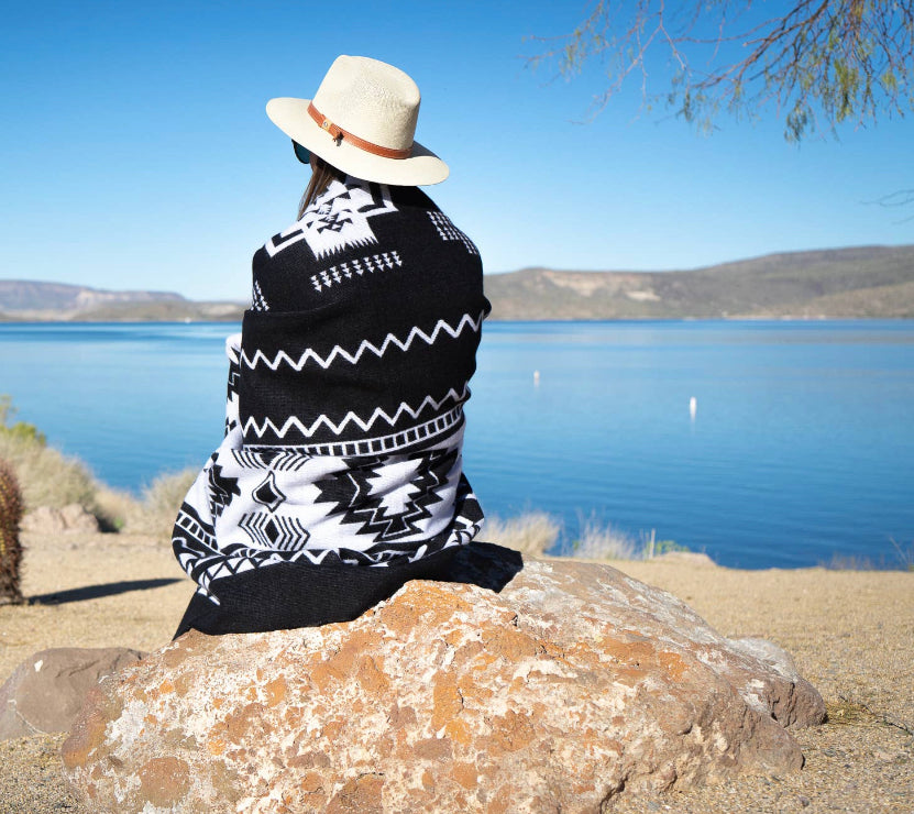 Large Andean Alpaca Wool Blanket Alpaca Threadz