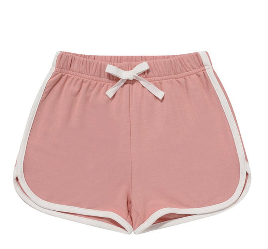 Track Shorts Dusty Rose The Druzy Rose