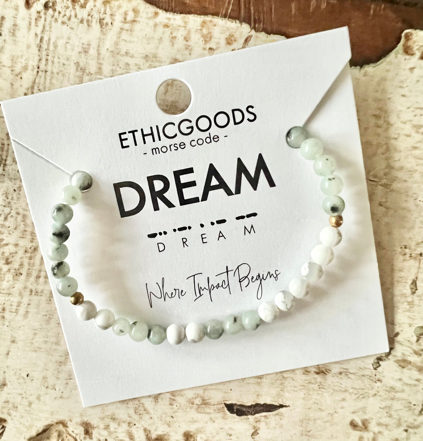 Morse Code Bracelet *Dream Ethic Goods