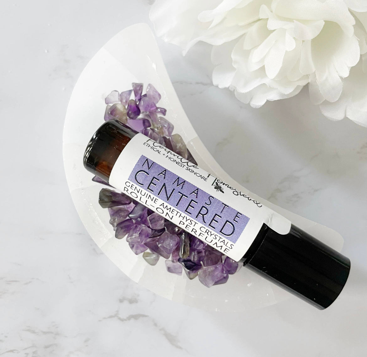 Perfume Roller - Namaste Centered | Amethyst Plainville Homestead