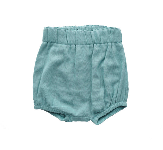 Lagoon Blue Cotton Gauze Baby Bloomers Emerson and Friends