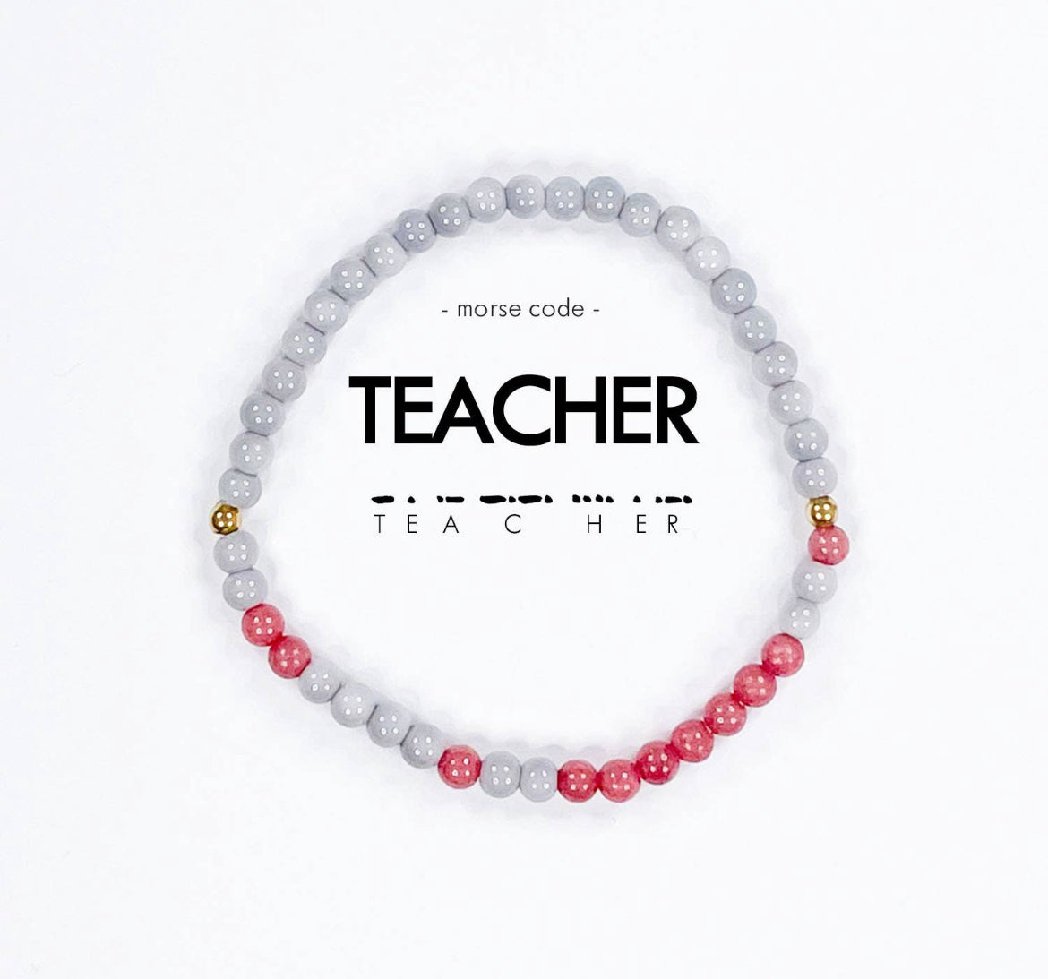 Morse Code Bracelet *Teacher Ethic Goods