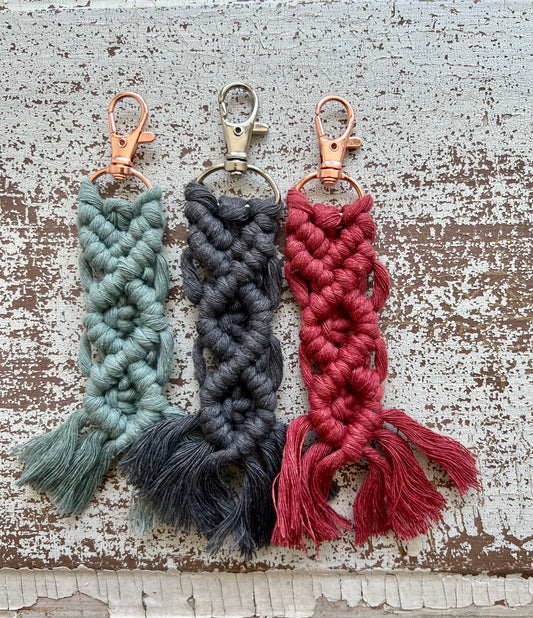 Macrame Keychain The Teaching Duo