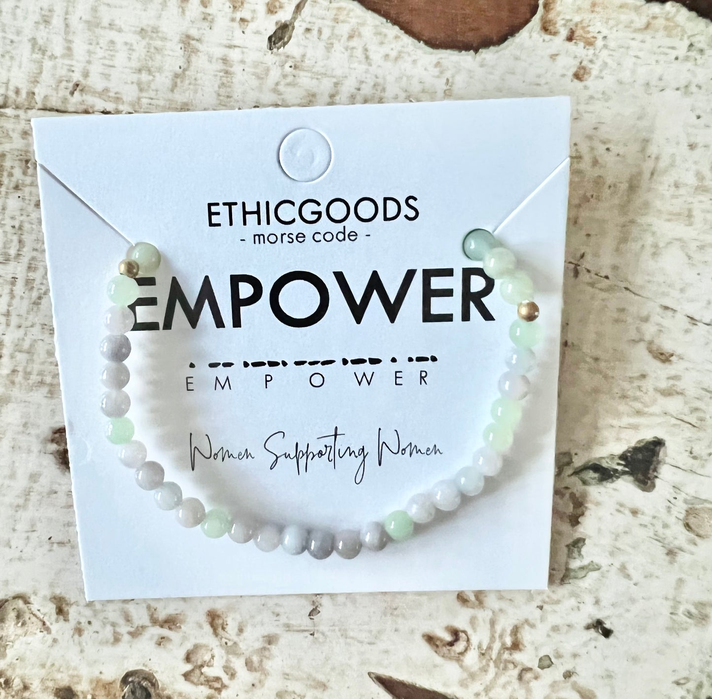 Morse Code Bracelet *Empower Ethic Goods